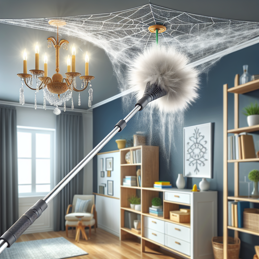 Using a Duster Wand for High and Hard-to-Reach Home Areas - SprucedUp